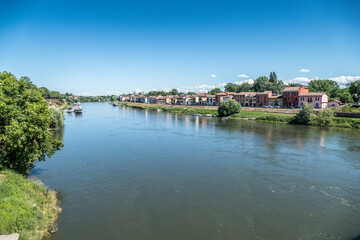 Fototapeta na wymiar The Ticino River in Pavia