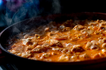 tomato paste with meat