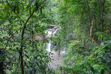 The fertile forests in Thailand are both tourist spots and important nature studies. Haew suwat waterfall in Khao Yai National park Thailand.