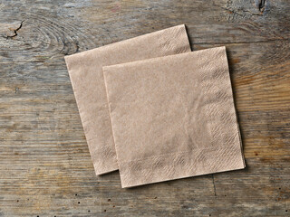 brown paper napkins