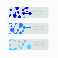 Abstract molecules design. Vector illustration.bright molecules.