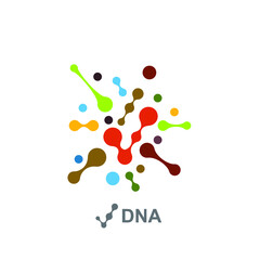 Abstract molecules design. Vector illustration.bright molecules.