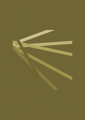 Crossing lines generativeart style colorful illustration