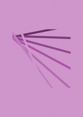 Crossing lines generativeart style colorful illustration