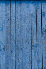Fototapeta na wymiar old blue boards. wooden retro background