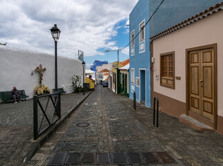 Obraz premium Streets of the old town of Santa Cruz de la Palma. Canary Islands. Spain.