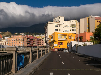 Streets of the old town of Santa Cruz de la Palma. Canary Islands. Spain.