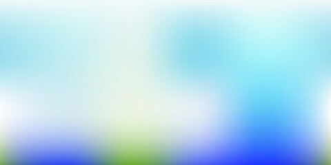 Light Blue, Green vector gradient blur pattern.