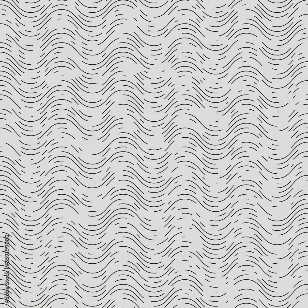 Poster line art vector background seamless, noise wave pattern abstract texture.
