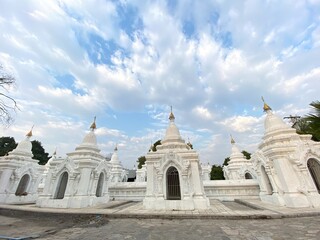Fototapeta na wymiar Mandalay Pagoda, Kuthodaw pagoda, Myanmar