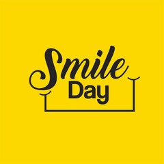 World Smile Day Vector Design Template