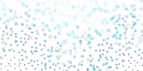 Light blue vector background with random forms.