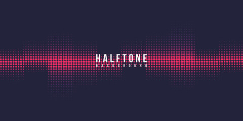 Modern purple Halftone Background Illustration Template Design. Vector Eps 10