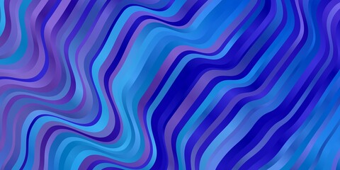 Light Pink, Blue vector texture with circular arc. Colorful illustration in abstract style with bent lines. Pattern for commercials, ads.