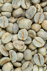 Unroasted coffee