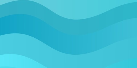 Light BLUE vector background with curves. Gradient illustration in simple style with bows. Pattern for ads, commercials.