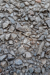 old stone wall of a residential building