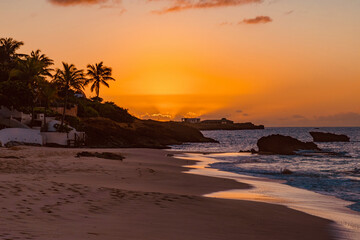 sunset Caribbean island of Anguilla