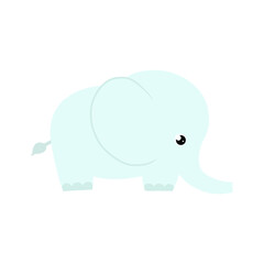 Elephant. Children's and cute animal illustration. Vector graphics.