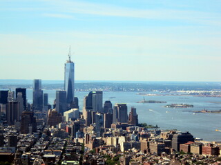 Obraz premium World Trade Center Skyline NYC