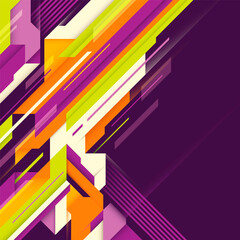 Fototapeta premium Abstract technology background design. Vector illustration.
