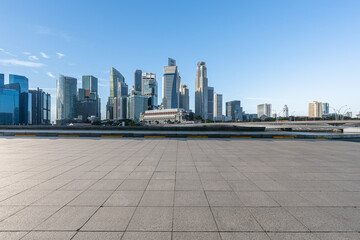 Obraz premium modern city skyline