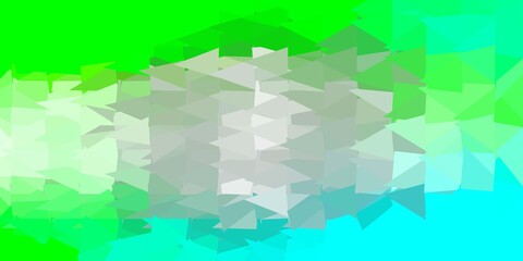 Light green vector polygonal background.