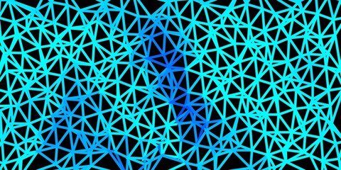 Light blue vector gradient polygon design.