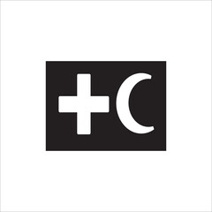 Obraz premium medical icon vector template