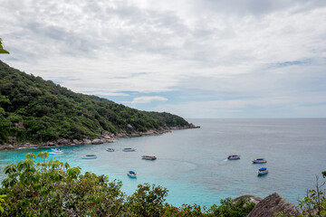 Naklejka premium The beaches on the tropical sea