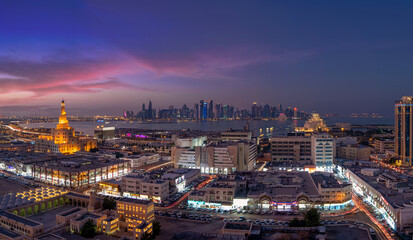 Fototapeta premium Beautiful Cityscape of West bay Area. 
