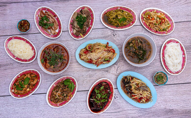 Thai Food Mixed Dishes June 2020 