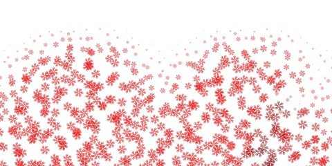 Light red vector backdrop with chaotic shapes.