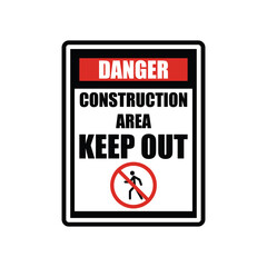 private property no trespassing warning sign for signboard or label. vector illustration
