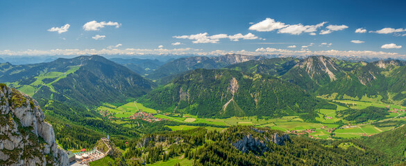 The Bavarian Wendelstein Mountain area with a great Mountain View