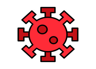Coronavirus Icon For apps and web 