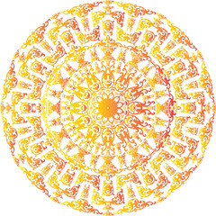 Colorful Mandala Pattern.