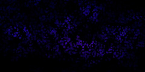 Dark purple vector background with random forms.