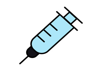 Medical  injection icon vector