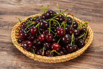Ripe sweet tasty cherry  berry