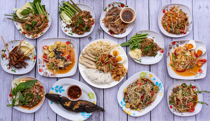 Thai Food Mixed Dishes June 2020 