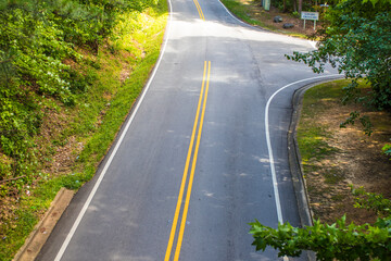 road in the countryside