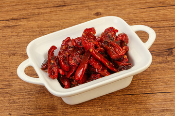 Dried tomato with olive oil