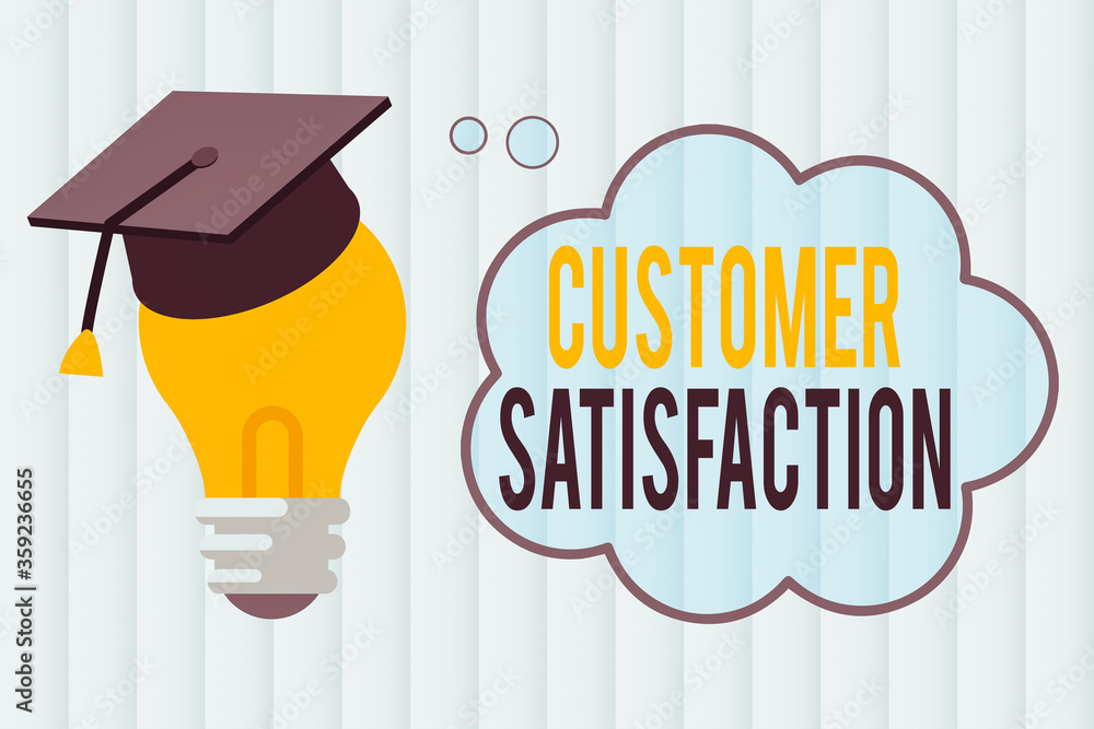 Poster text sign showing customer satisfaction. business photo showcasing number of users whose experience 