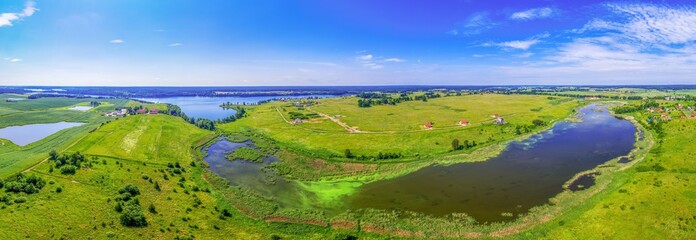 Panorama Warmii i Mazur z lotu ptaka © Janusz Lipiński