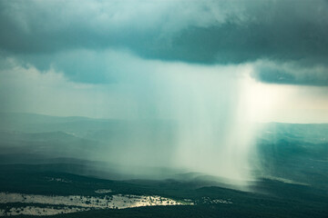 Cloudburst near Marseille, France