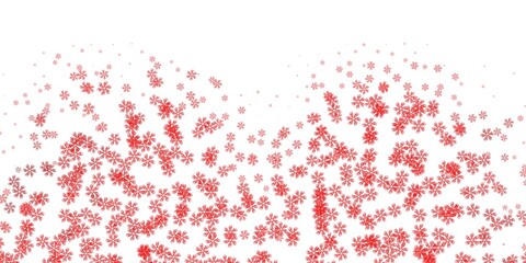 Light red vector pattern with abstract shapes.