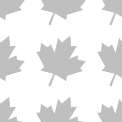 Seamless pattern background with Canadian maple leaf. Template for background, banner, card, poster. Vector EPS10 illustration.