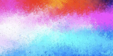 Dark multicolor vector pattern with spheres.