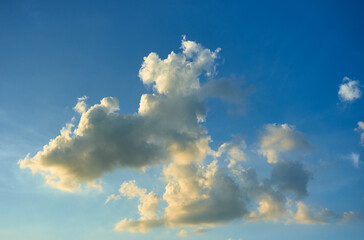 Background of the sky and clouds